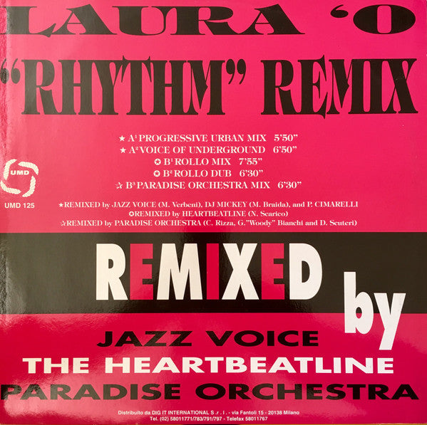 Laura O : Rhythm (Remix) (12")