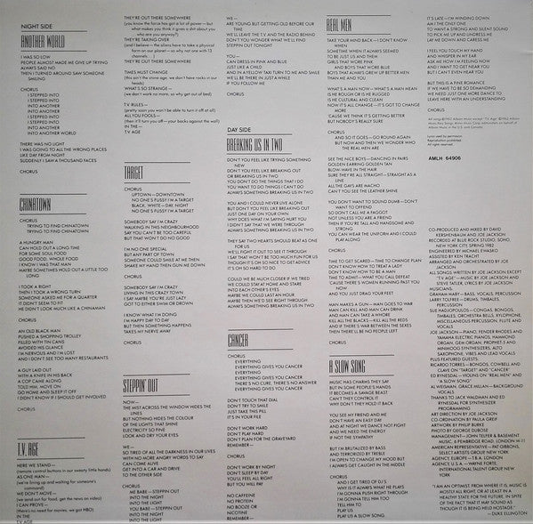 Joe Jackson : Night And Day (LP, Album, Gat)