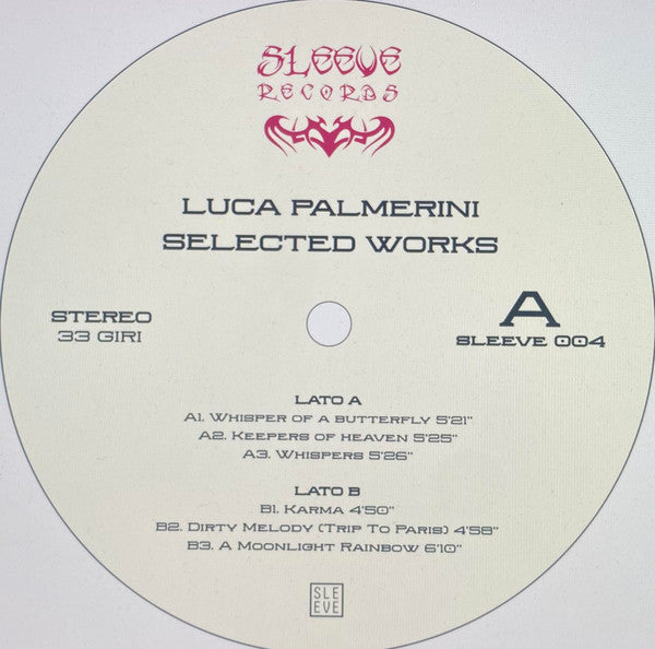 Luca Palmerini : Selected Works (12", MiniAlbum)