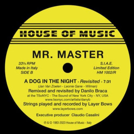 Mr. Master : A Dog In The Night (12", Ltd, RM)