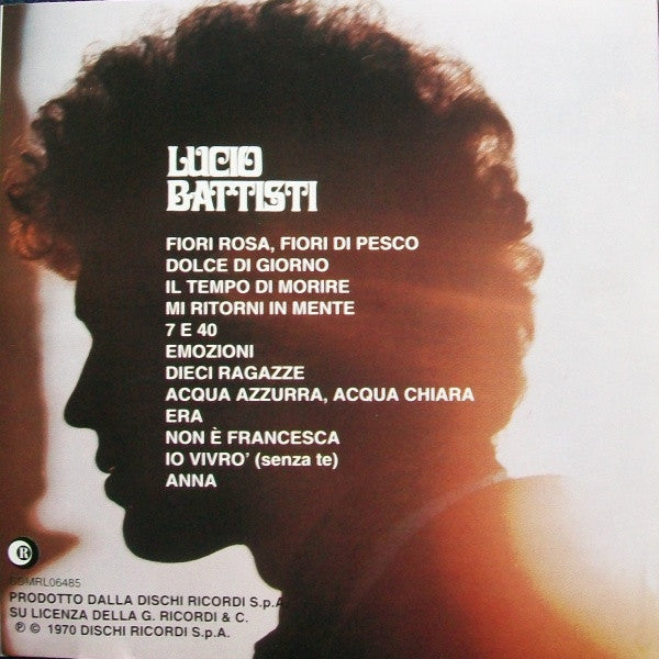 Lucio Battisti : Emozioni (CD, Album, RE)