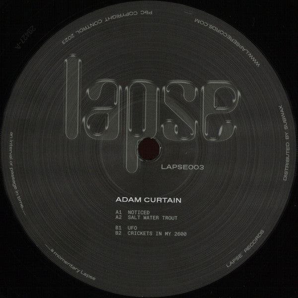 Adam Curtain : LAPSE003 (12")