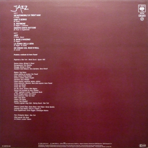 Loredana Bertè : Jazz (LP, Album)