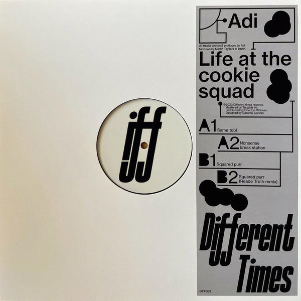 Adi (47) : Life at the cookie squad EP (12")