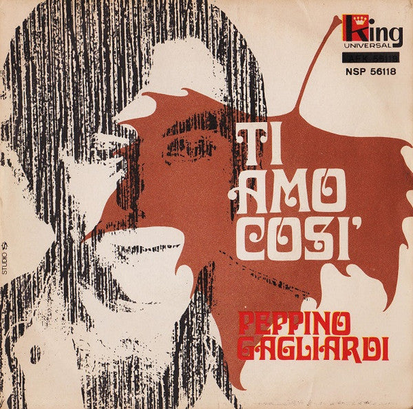 Peppino Gagliardi : Ti Amo Così (7", Mono)