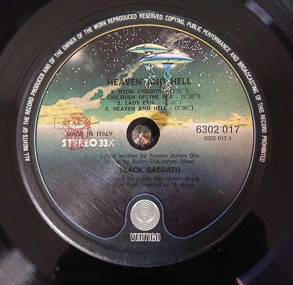 Black Sabbath : Heaven And Hell (LP, Album)