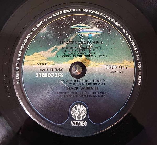 Black Sabbath : Heaven And Hell (LP, Album)