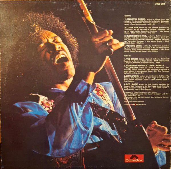 Jimi Hendrix : Hendrix In The West (LP, Album, RE)