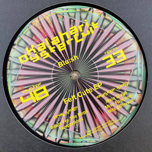 Blu:sh : Felt Cute EP (12", EP)