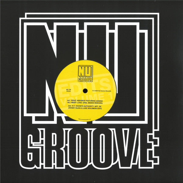 Various : Nu Groove Edits Volume 1 (12")