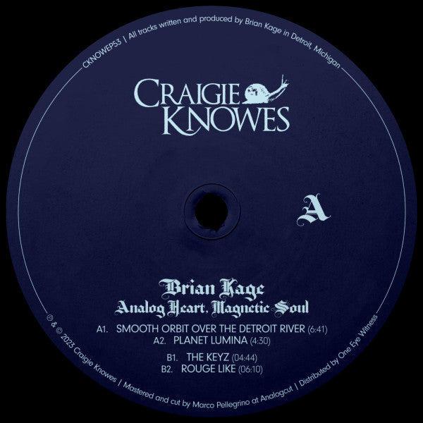 Brian Kage : Analog Heart, Magnetic Soul (12", EP)