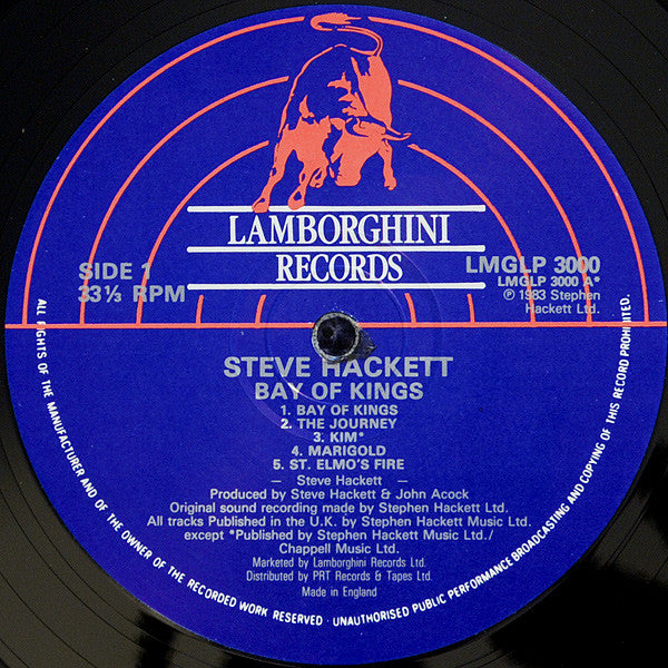 Steve Hackett : Bay Of Kings (LP, Album)