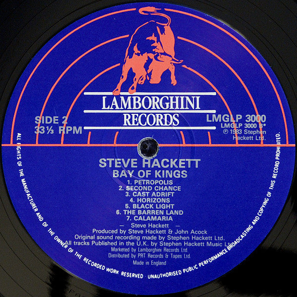 Steve Hackett : Bay Of Kings (LP, Album)