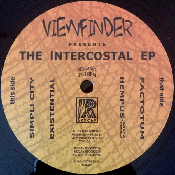 Viewfinder (7), Sasha Nevolin : The Intercostal EP (12", EP)