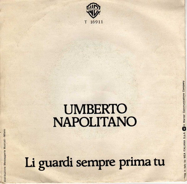 Umberto Napolitano : Con Te Ci Sto (7")