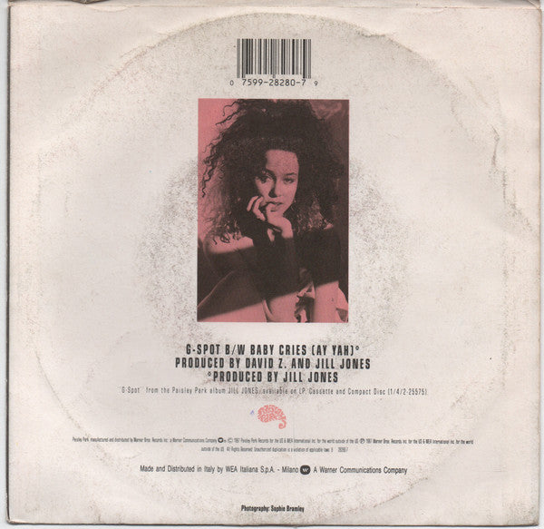 Jill Jones : G-Spot (7", Single)