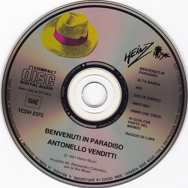 Antonello Venditti : Benvenuti In Paradiso (CD, Album)