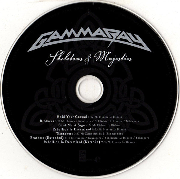 Gamma Ray : Skeletons And Majesties (CD, MiniAlbum, Dig)