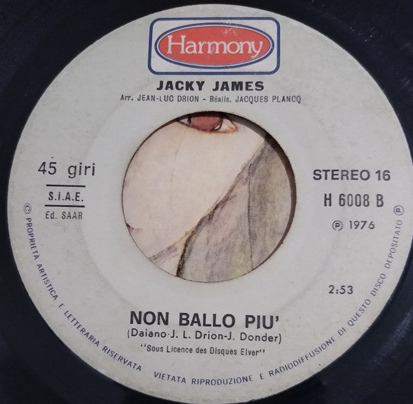 Jacky James : Innamorata (7")