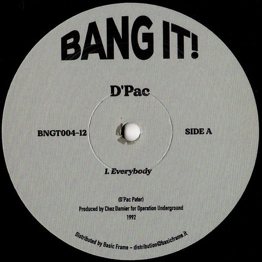 D'Pac : Everybody (12", RE)