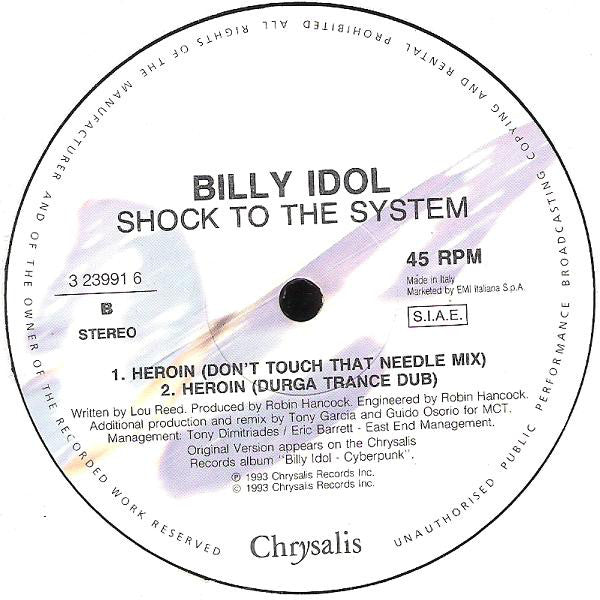 Billy Idol : Shock To The System (12")
