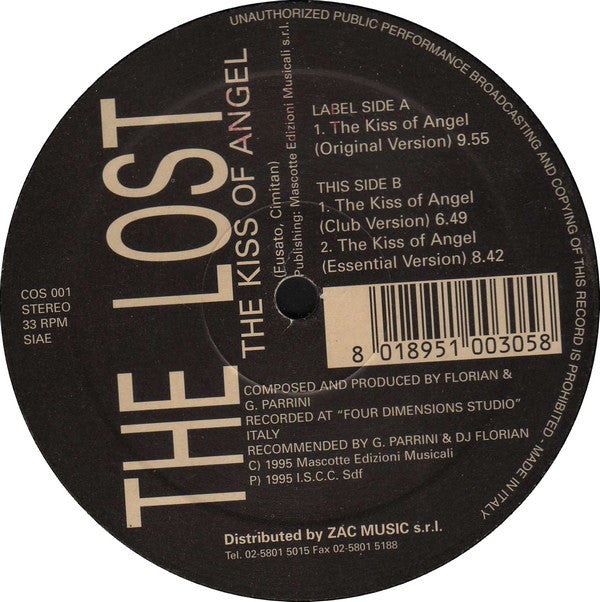 The Lost : The Kiss Of Angel (12")