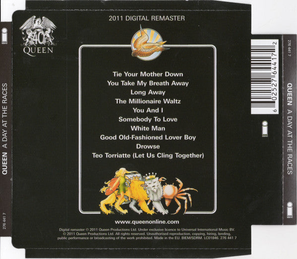 Queen : A Day At The Races (CD, Album, RE, RM)