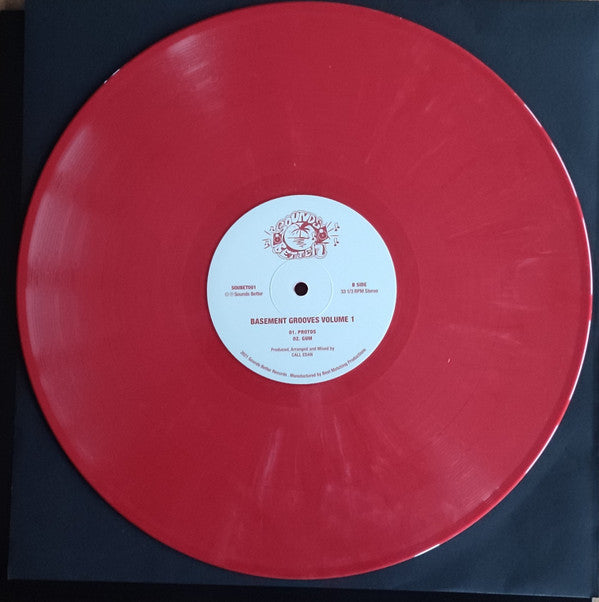 Call Edan : Basement Grooves Volume 1 (12", RP, Red)