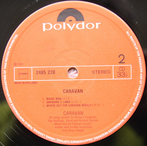 Caravan : Caravan (LP, Album, RE)