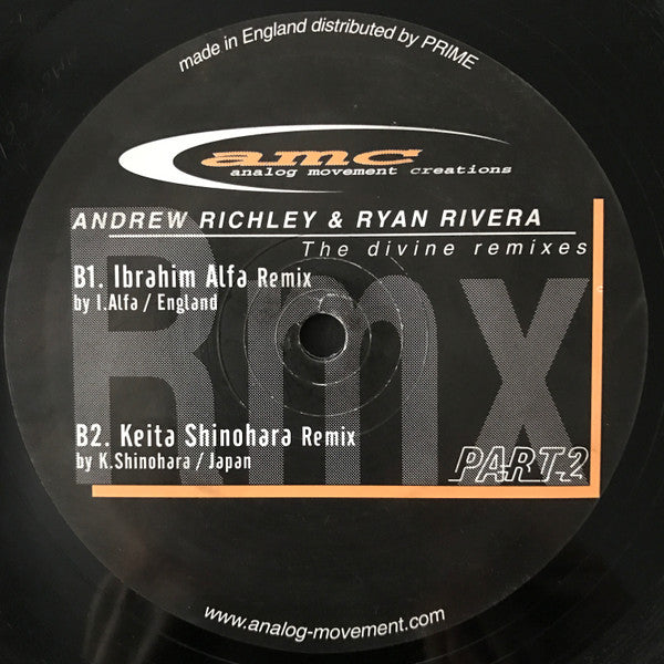 Andrew Richley & Ryan Rivera : The Divine Remixes (Part 2) (12")