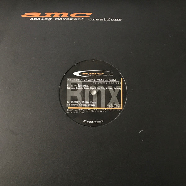 Andrew Richley & Ryan Rivera : The Divine Remixes (Part 2) (12")