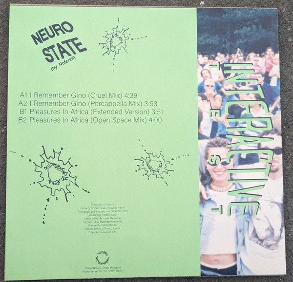 Neuro State : I Remember Gino / Pleasures In Africa (12", RE, RM)