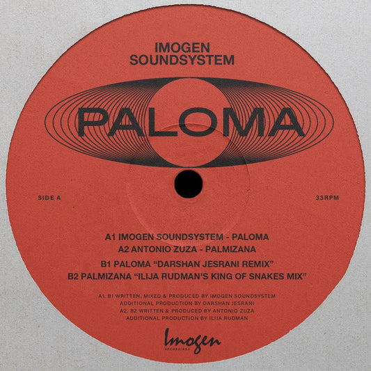 Imogen Soundsystem : Paloma (12")