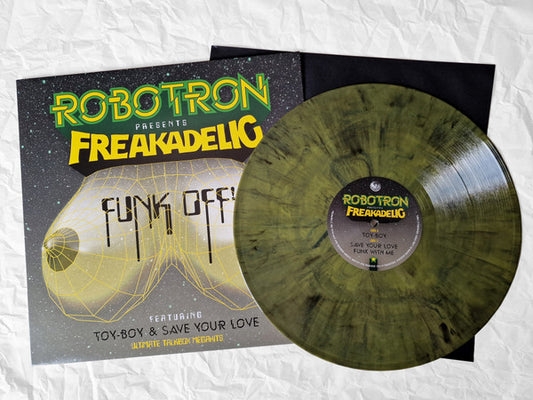 Robotron (8) Pres. Freakadelic : Funk Off! (12", Yel)