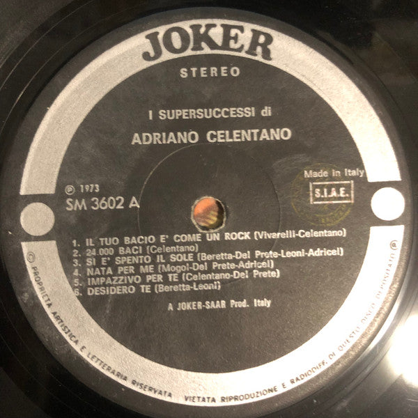 Adriano Celentano : 12 Supersuccessi (LP, Comp)