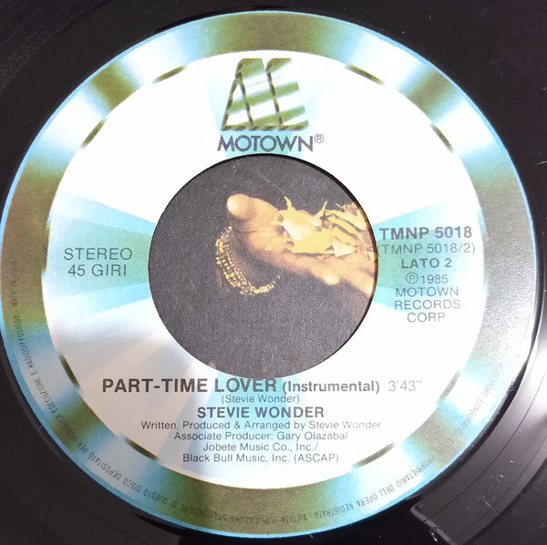 Stevie Wonder : Part-Time Lover (7")