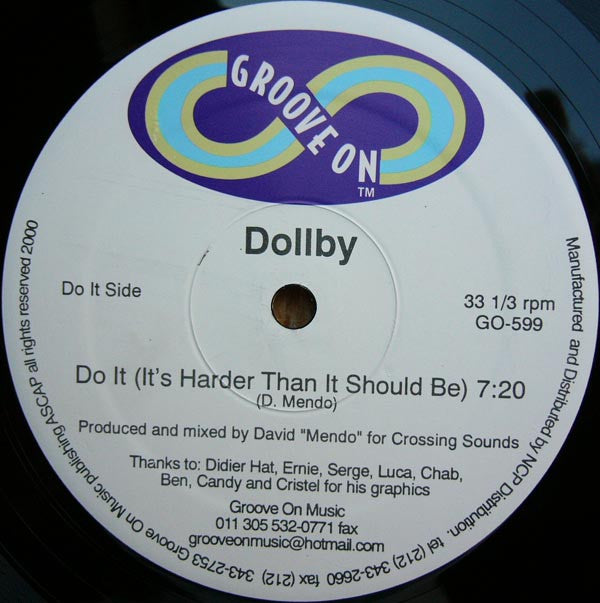 Dollby : Do It (It's Harder Than It Should Be) (12")