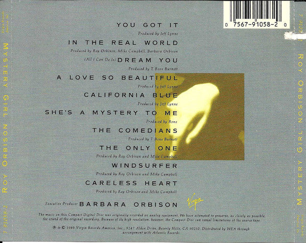 Roy Orbison : Mystery Girl (CD, Album, Nim)