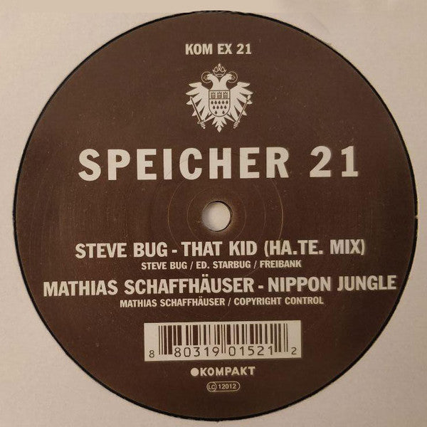 Steve Bug / Mathias Schaffhäuser : Speicher 21 (12")