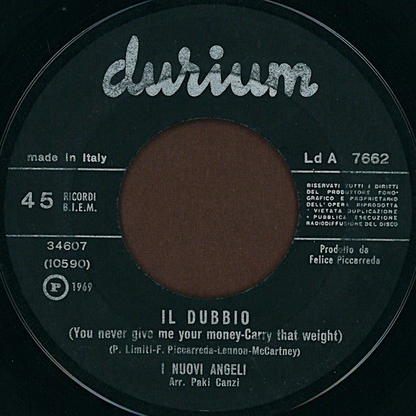 I Nuovi Angeli : Il Dubbio (7")