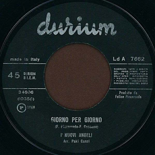 I Nuovi Angeli : Il Dubbio (7")