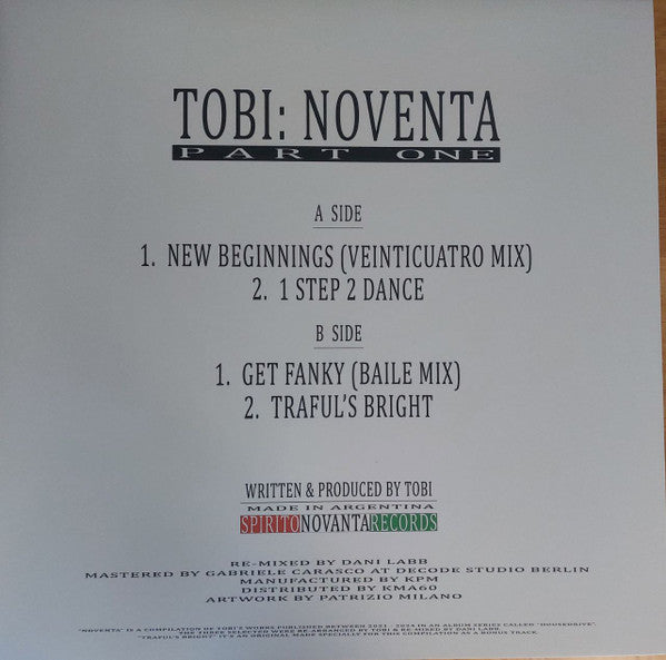 TOBI (90) : Noventa: Part One (12", EP)