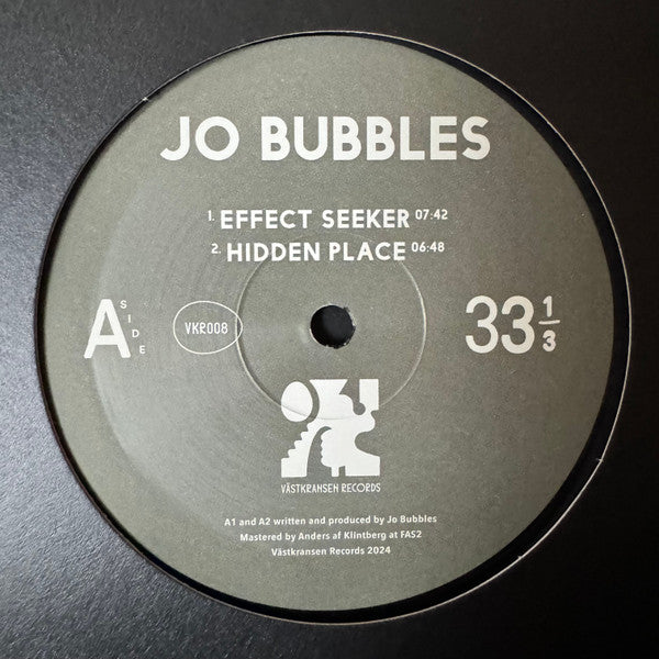 Jo Bubbles : Hidden Place (12", EP)