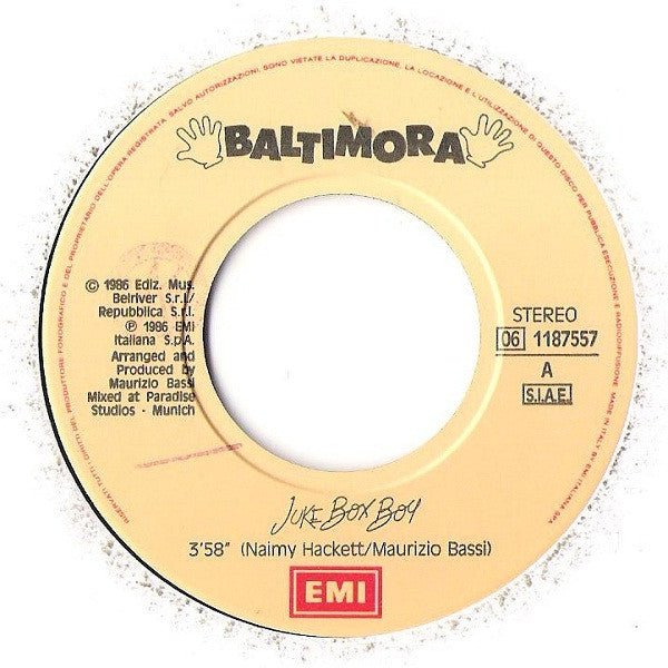 Baltimora : Juke Box Boy (7")