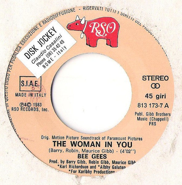 Bee Gees : The Woman In You (7")