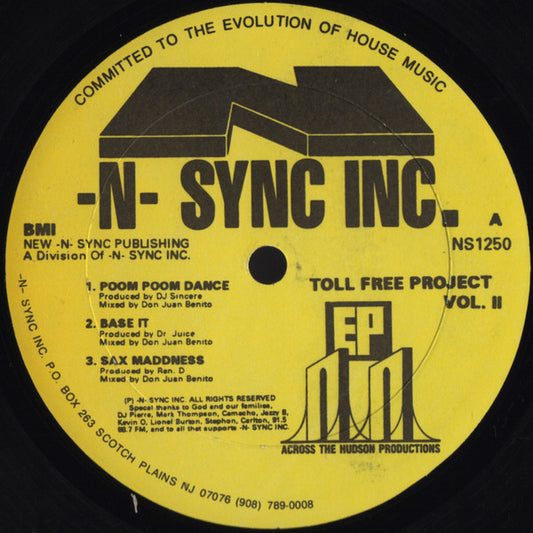 Various : Toll Free Project Vol. II EP (12", EP)