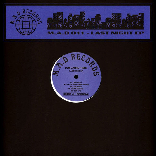 Tom Carruthers : Last Night EP (12", EP)