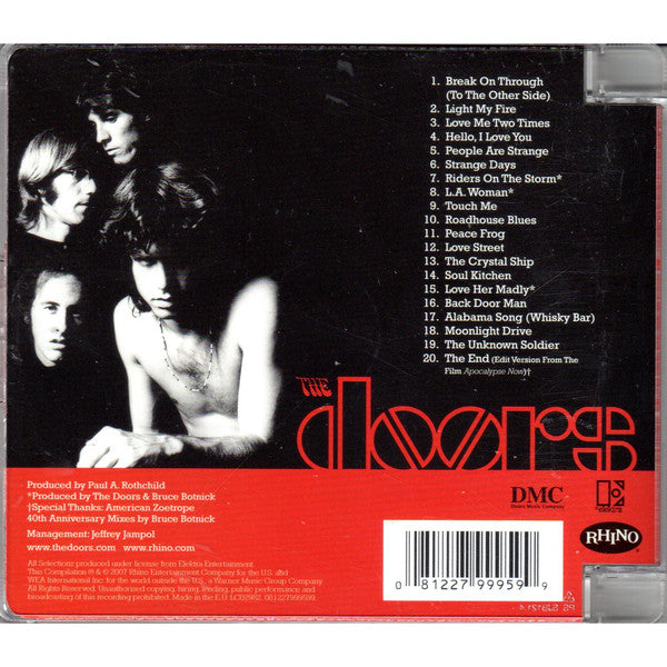 The Doors : The Very Best Of The Doors (CD, Comp, RM, 40t)