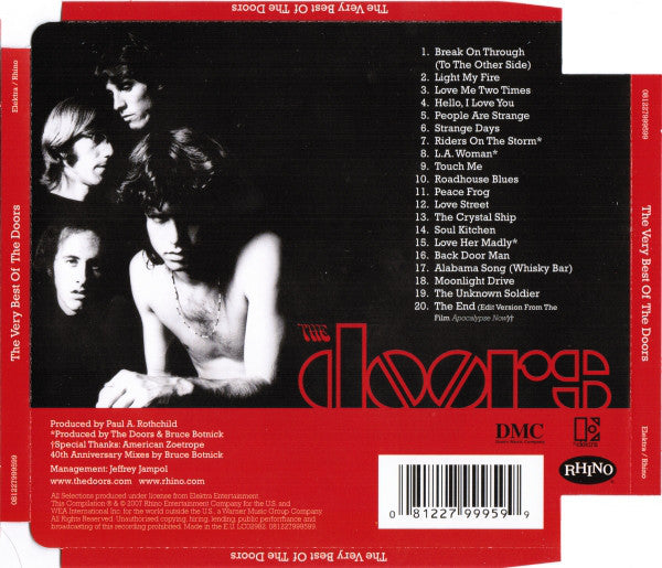 The Doors : The Very Best Of The Doors (CD, Comp, RM, 40t)