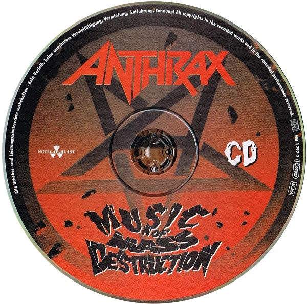 Anthrax : Music Of Mass Destruction (CD, Album + DVD-V, NTSC + Dig)